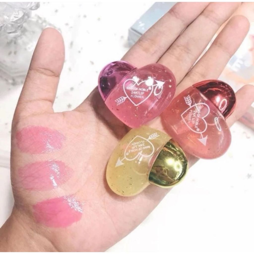 [ Ecer ] Lip Oil Iman Of Noble 24K Lip Flower