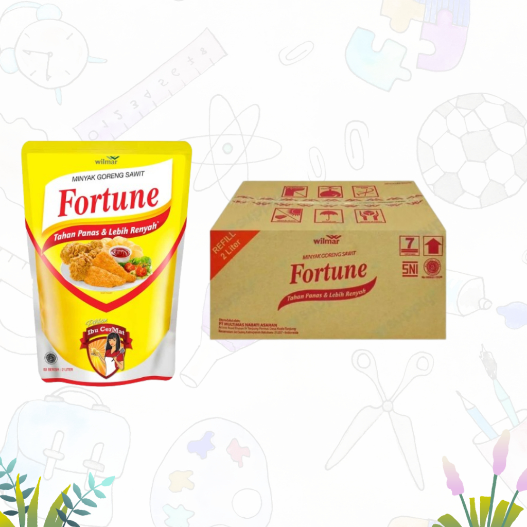 

FORTUNE MINYAK GORENG REFIL 6X2 LITER (1KARTON)