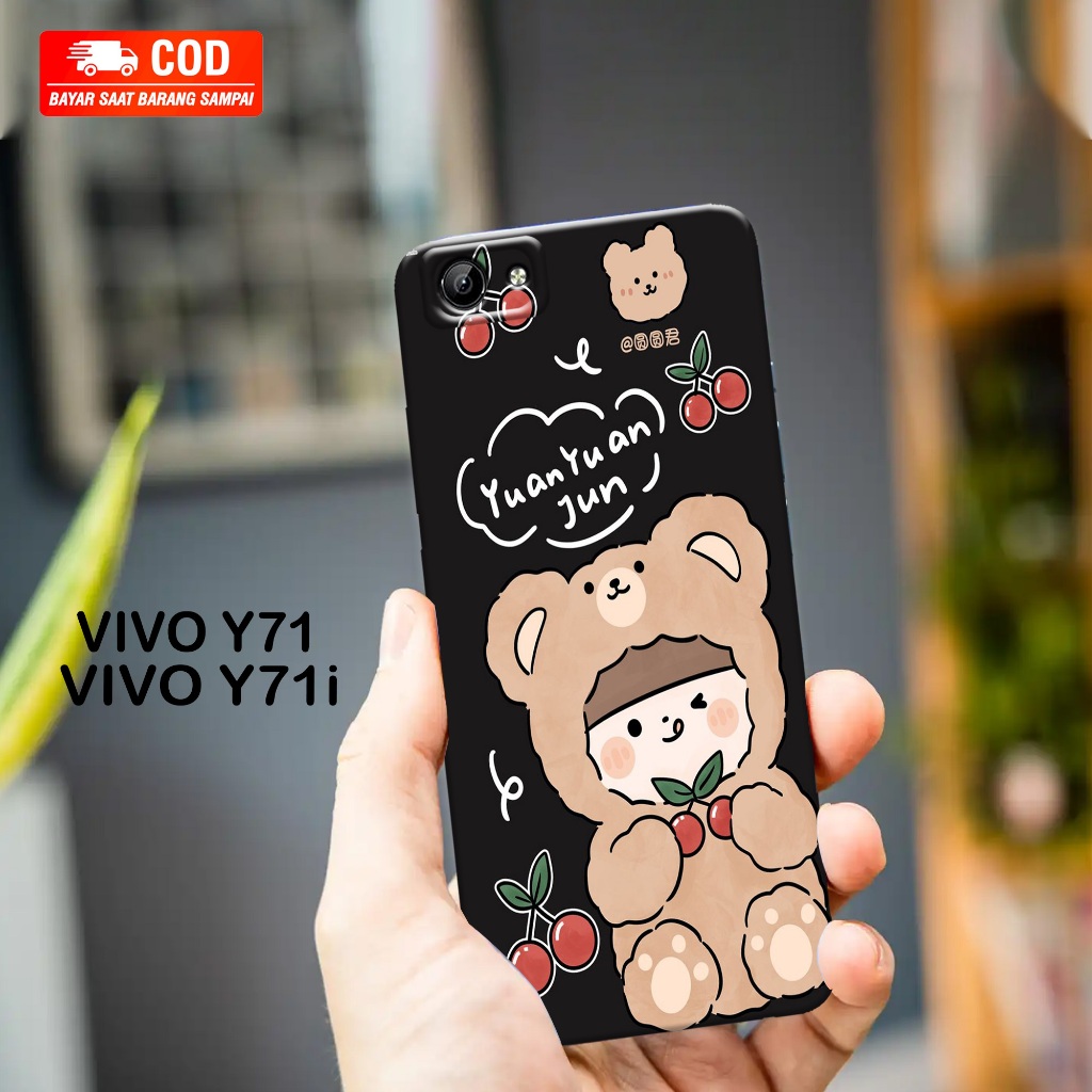 VIVO Y71 / Y71i - Softcase VIVO Y71 / Y71i - Case Pro Camera VIVO Y71 / Y71i - KARTUN  Case - Casing