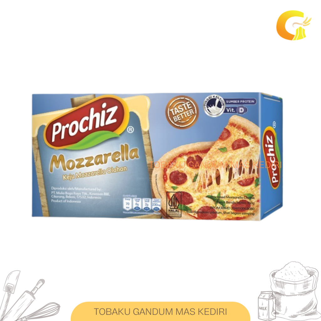 

Keju PROCHIZ Mozzarella 160 gr Keju Mozzarella