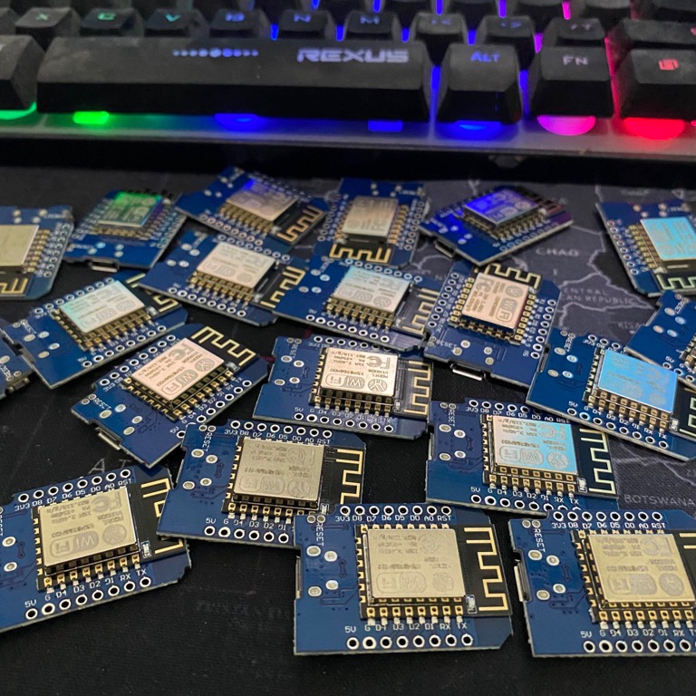 KODE G55I IC Wemos Strobo 5 Baris Terbaru