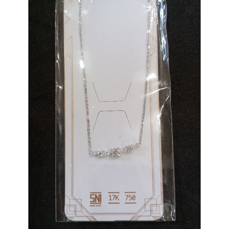 Kalung / Rantai Emas Amero Kadar 750/17K