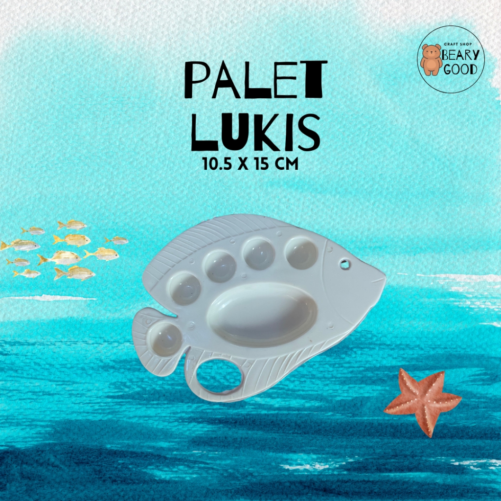 

[BearyGood] Palet Lukis ikan untuk melukis untuk anak-anak