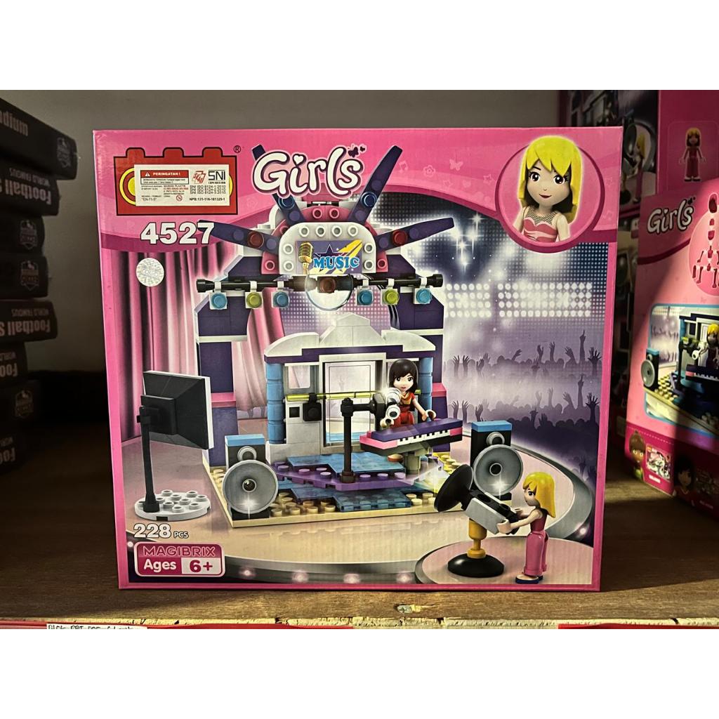 cogo puzzle blok girls magibrick mainan brick block lego cewek 4527 228pc