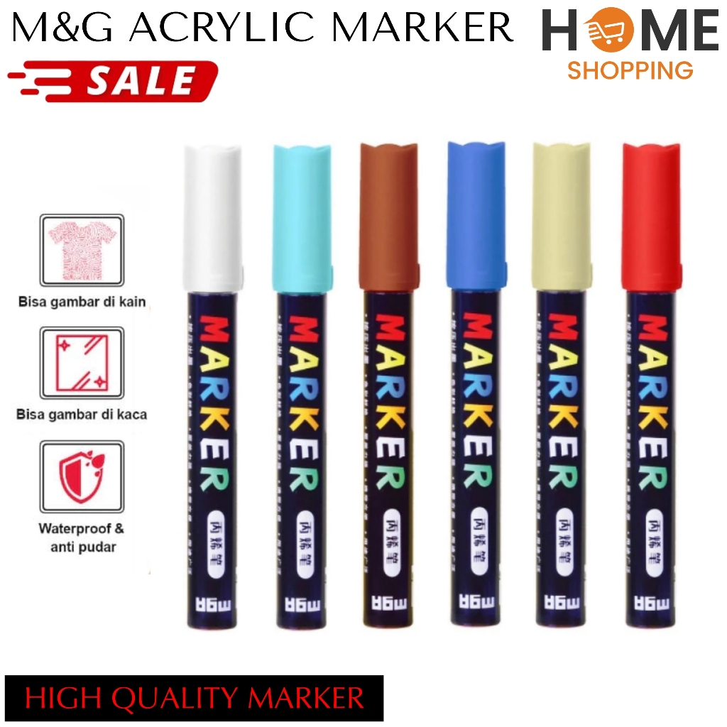 

[HS] ATK010 SPIDOL AKRILIK PEN M&G / ACRYLIC MARKER PEN / SPIDOL AKRILIK / SPIDOL ACRYLIC MULTIFUNGSI / PAINT MARKER / MARKER ACRYLIC