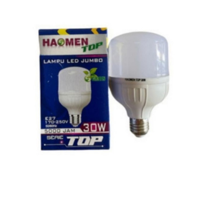 Lampu Led 30w HAOMEN TOP 30 WATT putih murah sesuai gambar led CAPSUL jumbo berkualitas lampu bohlam