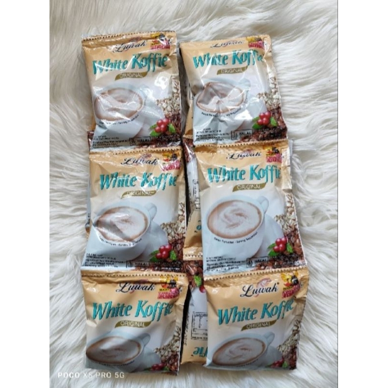 

LUWAK WHITE COFFE/ kopi luwak white coffe.25gr x10 pcs