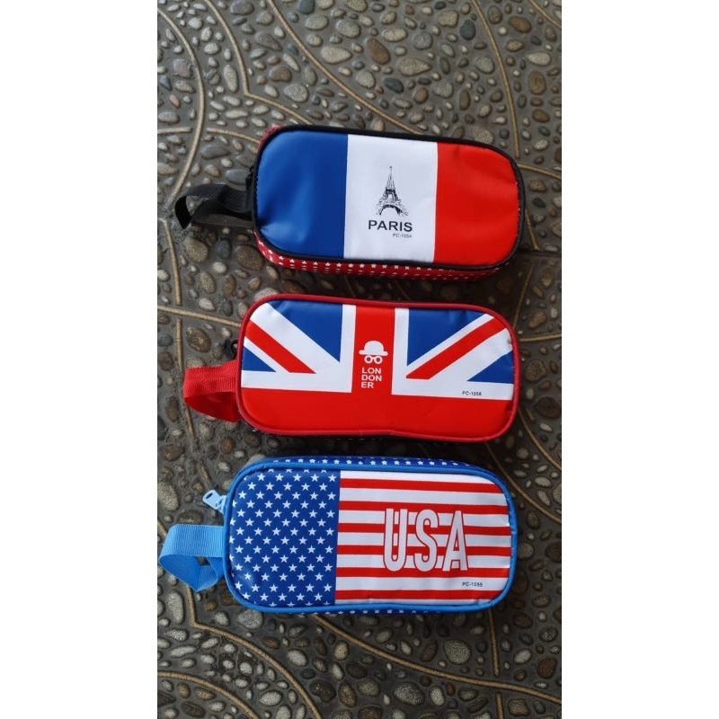 

Dompet pensil variasi bendera