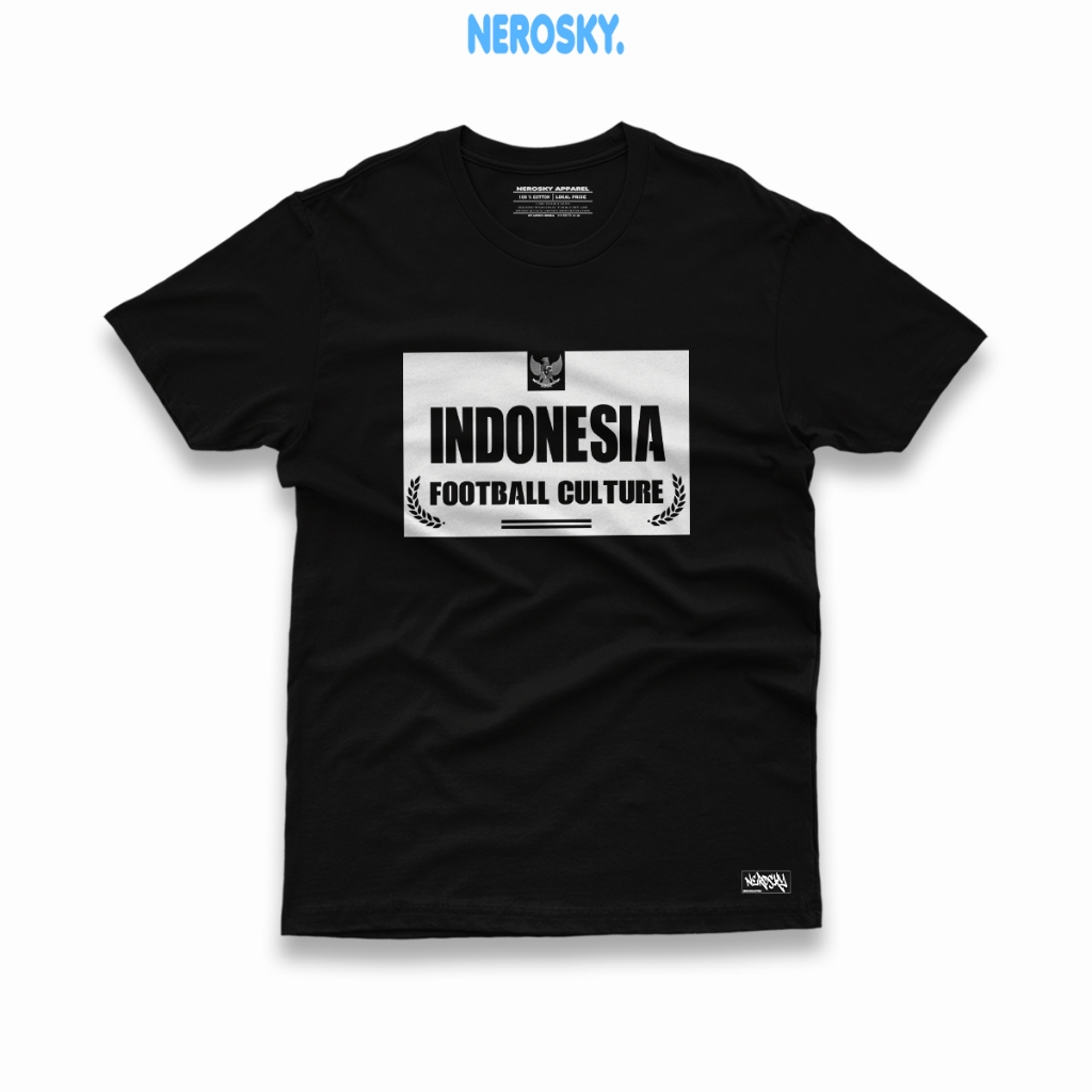 KAOS FOOTBALL CASUAL/KAOS FOOTBALL INDONESIA/KAOS ULTRAS/KAOS HOOLIGANS T-SHIRT 24S PREMIUN COTTON C