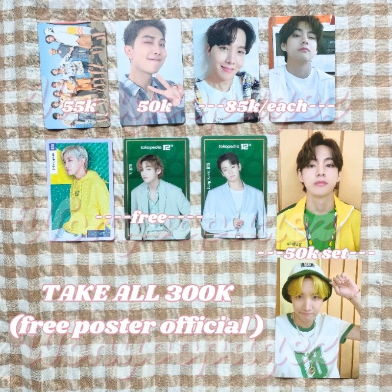 [READY] PHOTOCARD MINI PHOTOCARD BTS OFFICIAL