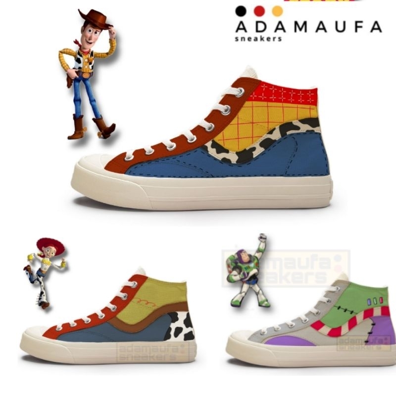 Ventela Custom Toy Story sepatu pria wanita
