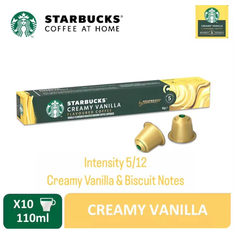 

Starbucks NESPRESSO Creamy Vanilla Coffee Capsule - ORIGINAL
