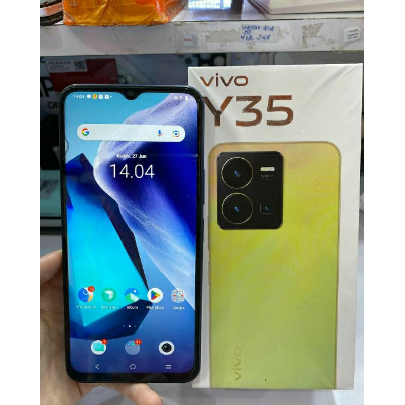 Vivo Y35 8/128 Gb lengkap no minus ( Second )