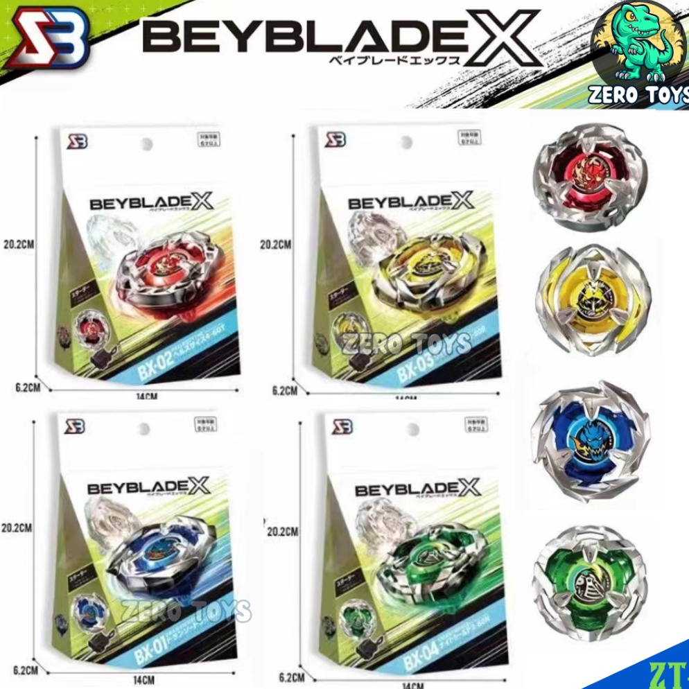 KODE B56W Mainan Gasing Beyblade X Dransword hellss Bayblade Gangsing Burst