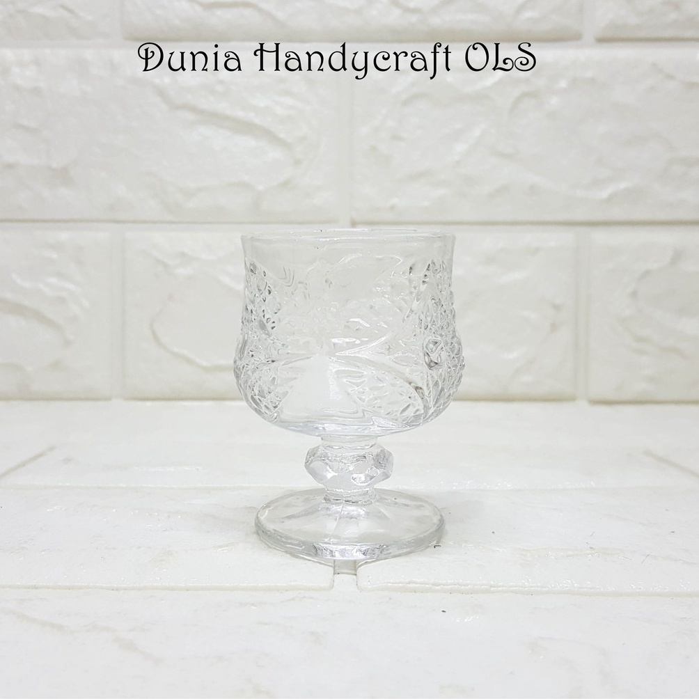 BONANZA SLOKI PESONA gelas mini Kaca Cantik Elegan Pajangan mewah harga murah