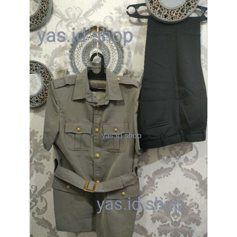 PDU IV POLRI LENGKAP SATU STEL DAN SABUK