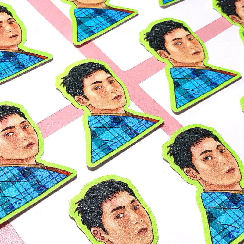 

Seventeen Glitter Sticker Original Illustration Art by schon.beam
