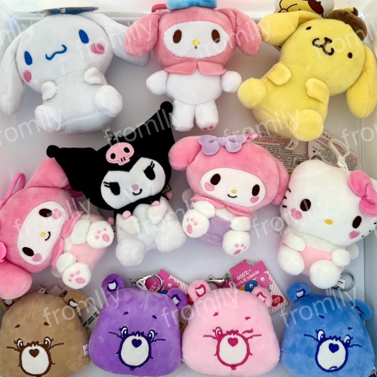 KODE C2H7 READY Daiso Doll Plushy Sanrio Cinnamoroll My Melody Kuromi Pompopurin Carebears Korea Bon