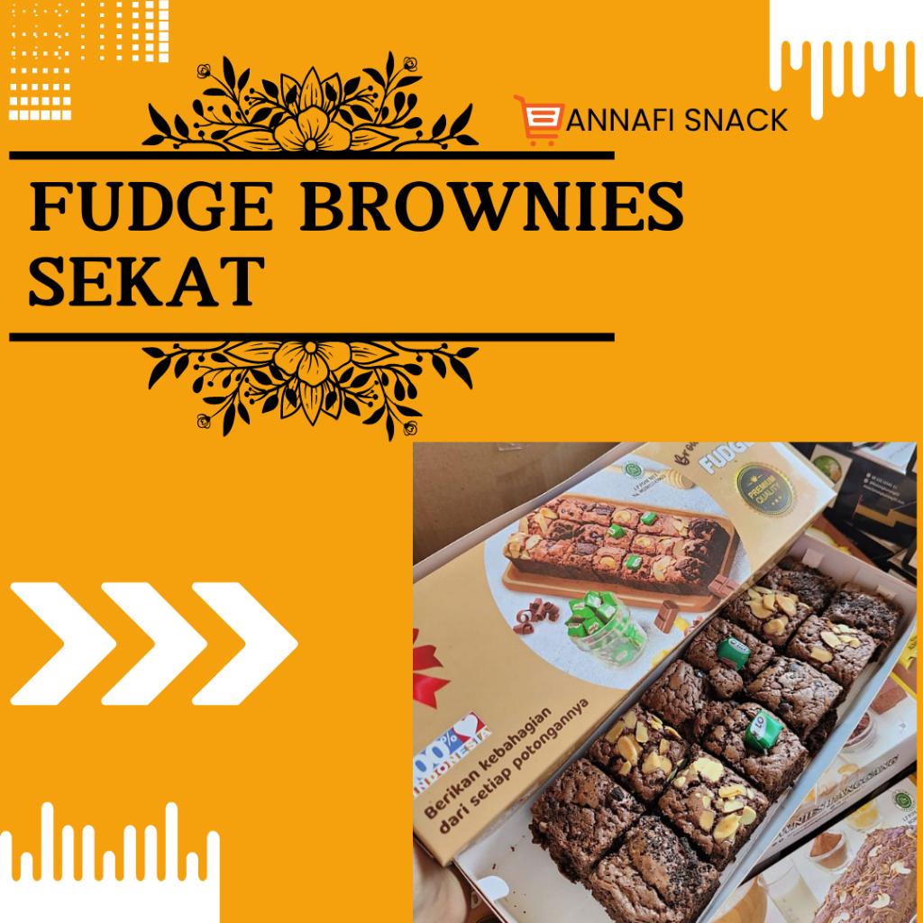 

BROWNIES SEKAT FUDGE OLEH OLEH KHAS BANDUNG