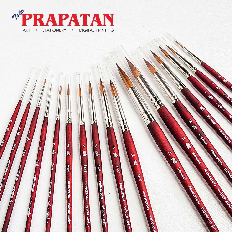 

KODE S24R Kuas Lukis Princeton Round Velvetouch Brush RLR