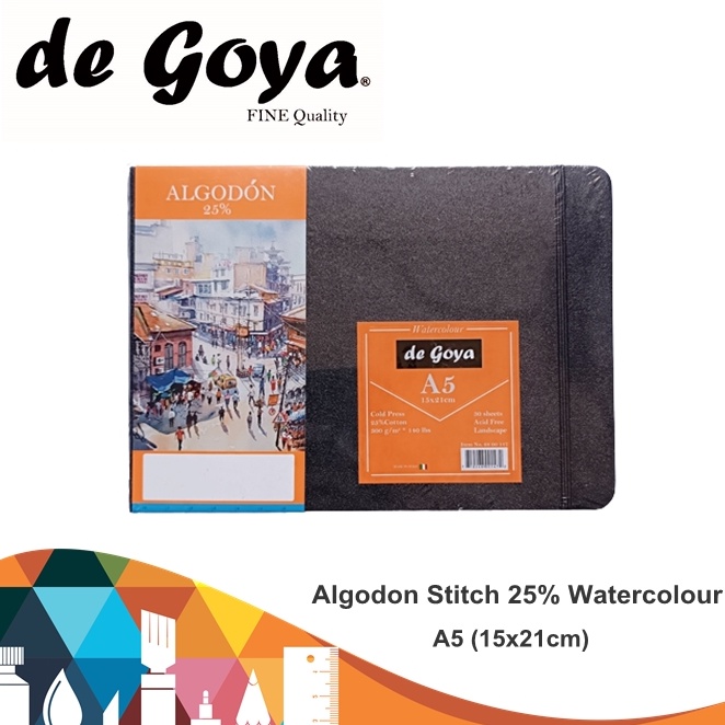 

KODE X17W De Goya Algodon Stitch 25 Watercolour A5 3 Sheets De Goya Watercolour Watercolour Book A5 3gsm Buku Sketsa