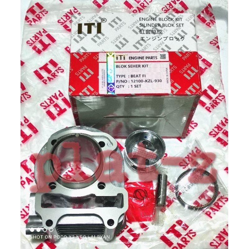 BLOCK SET PISTON/BLOK SEHER HONDA BEAT FI