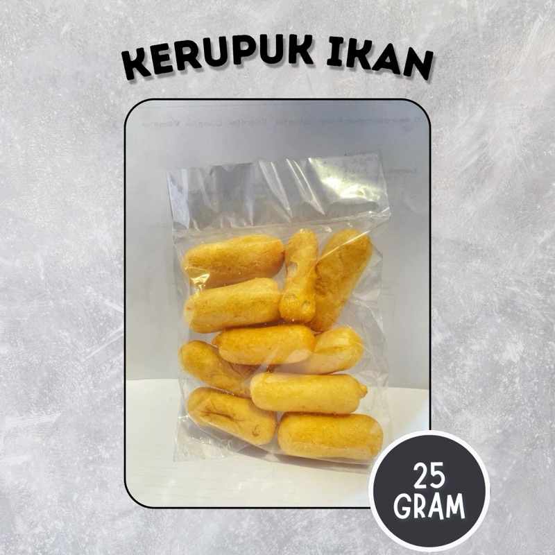 

[CAMILAN SERBA 2.000] Kerupuk Ikan Kemasan 25 Gram