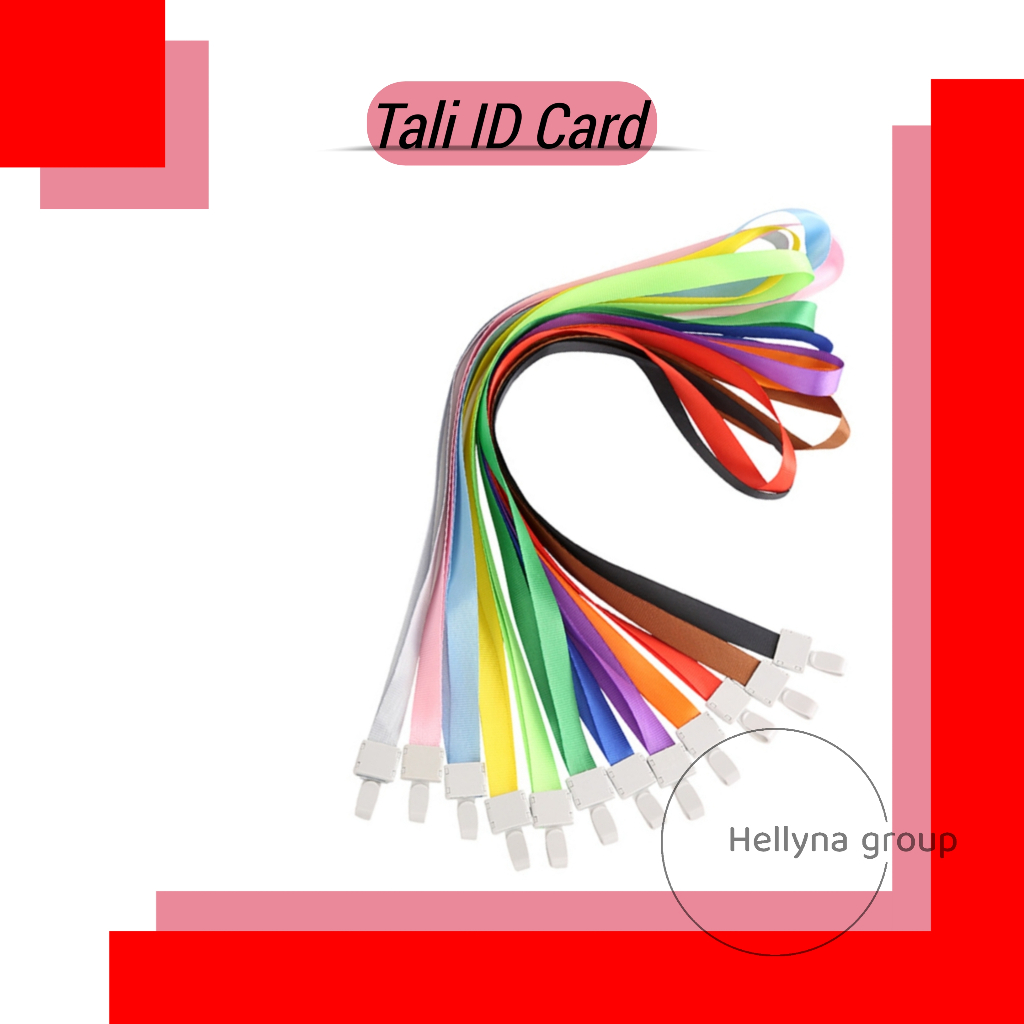 

TALI ID CARD LANYARD PULLER NAME TAG 1.5 CM Gantungan Tali ID Card