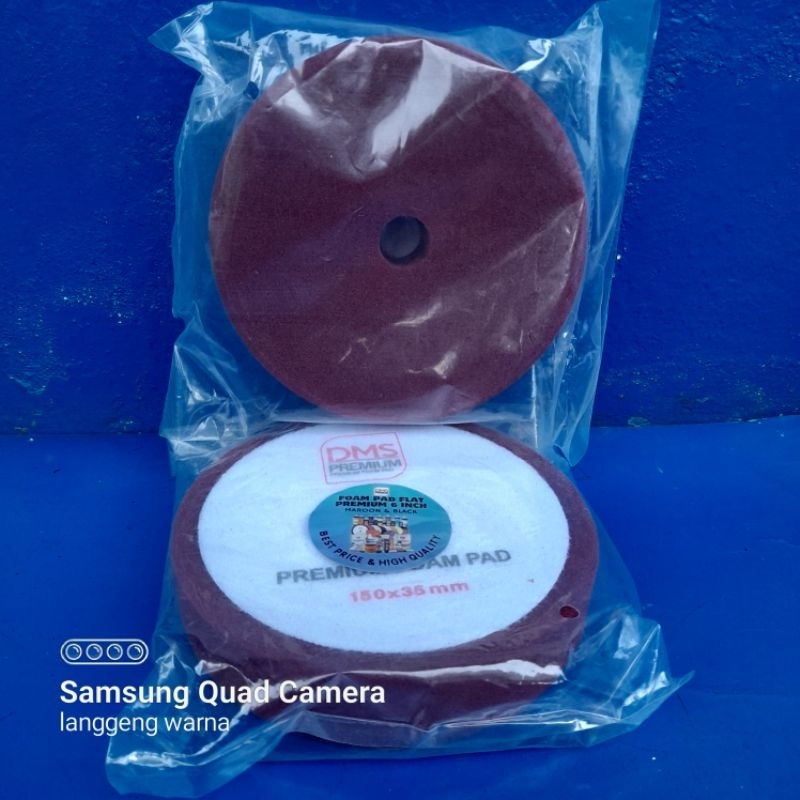 Busa / Spon Poles DMS Premium Maroon Flat Foam Pad 6" Datar