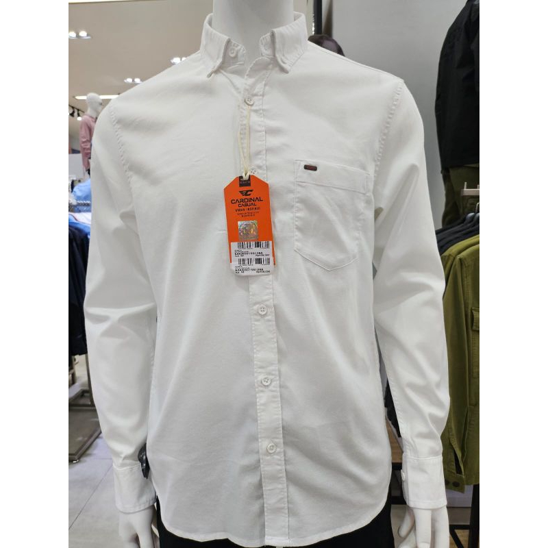KEMEJA CARDINAL CASUAL SLIMFIT PUTIH