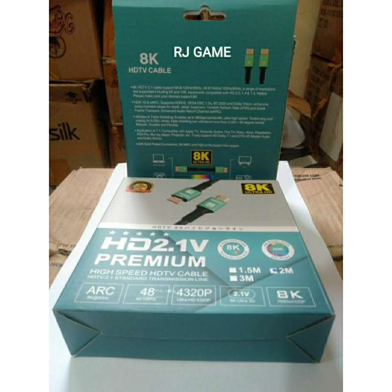 KABEL HDMI PREMIUM 8K / KABEL HDMI 8K ULTRA HD 2M