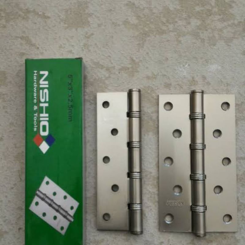 Engsel Pintu 5" SN / Engsel Pintu 5 inch / Engsel Pintu Besi 5" Nishio / Engsel NISHIO 5 Inch SN / E