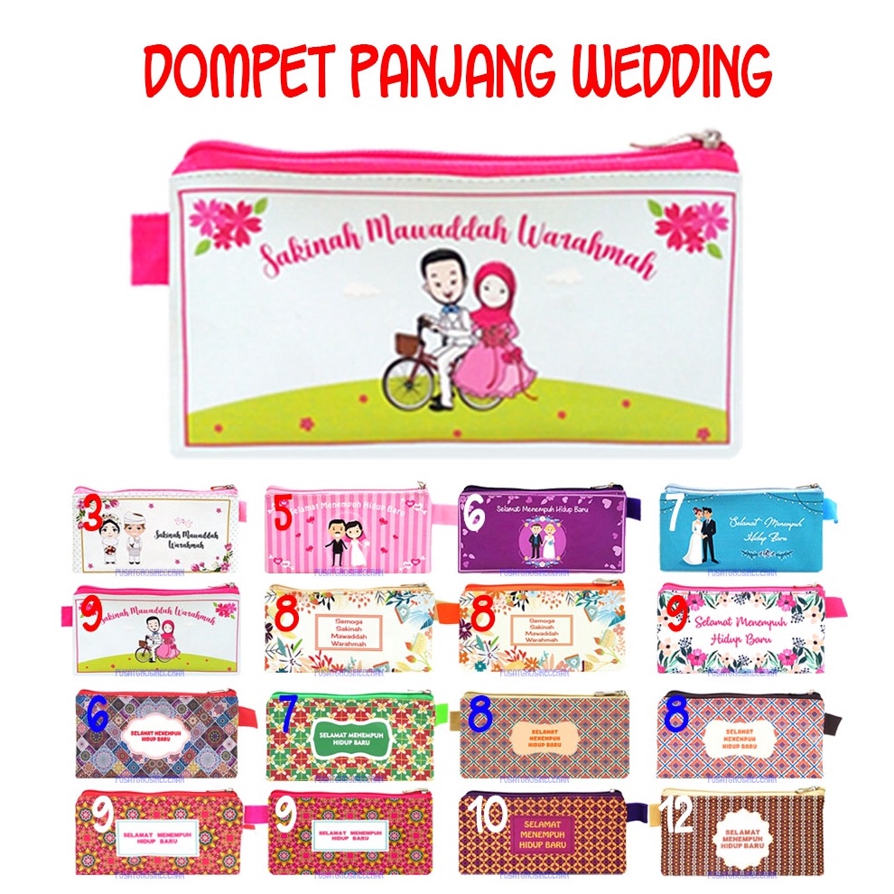 

GEBYAR PROMO Dompet Souvenir Pernikahan Wedding Wallet Panjang