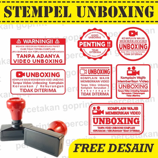 

Stempel Video Unboxing Online shop stempel otomatis Olshop l D1A9