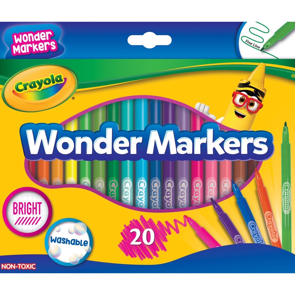 

Crayola 2ct Colors Wonder Markers r S5D7