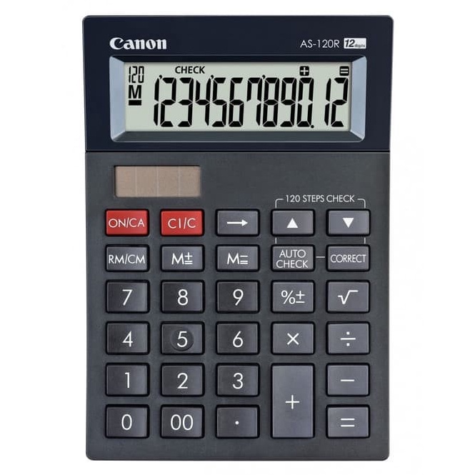 

Calculator Canon Kalkulator AS 12R Original 12 Digit Check and Correct 2 POWER TOP QUALITY as 12 R AS12R e A8R6