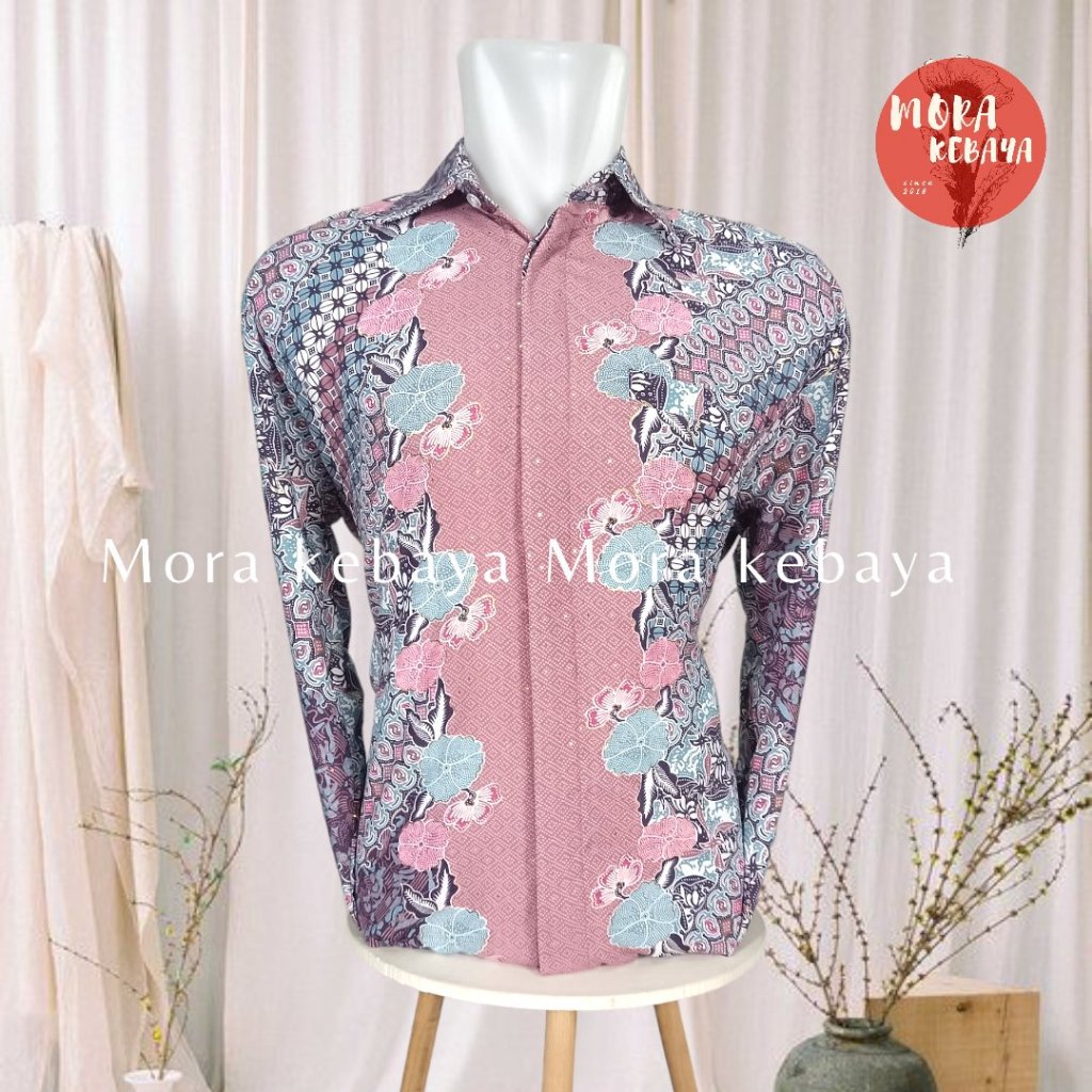 Kemeja batik lengan panjang pria/kemeja batik/batik pria lengan panjang