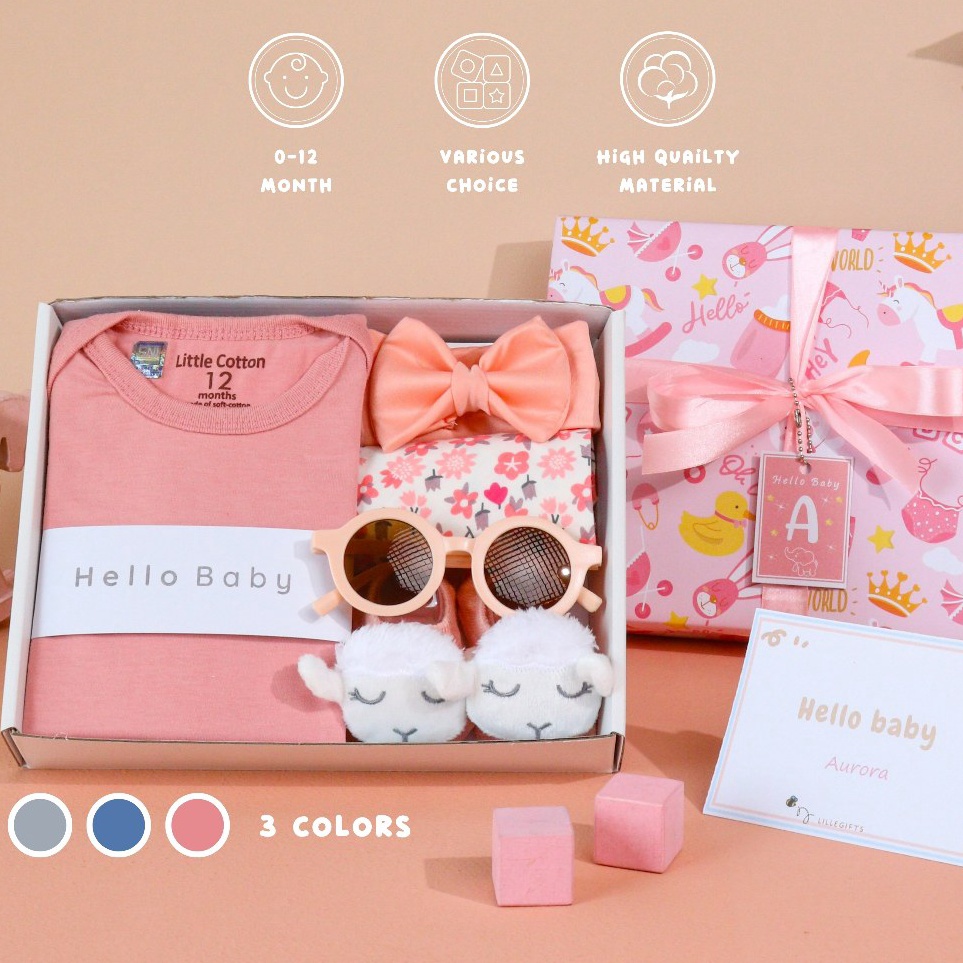 KODE P26D Hampers Bayi Hamper Baby Girl Boy Kado Hadiah Lahiran Perempuan Laki Laki Gift Set Newborn