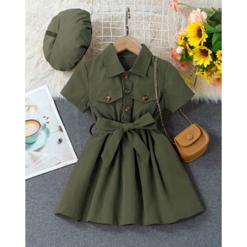 DRES ANAK USIA 4-15 TAHUN/MINI DRES ANAK  BAHAN CRINGCLE AIRFLOW/TUNIK ANAK/TUNIK REMAJA TANGGUNG/AT