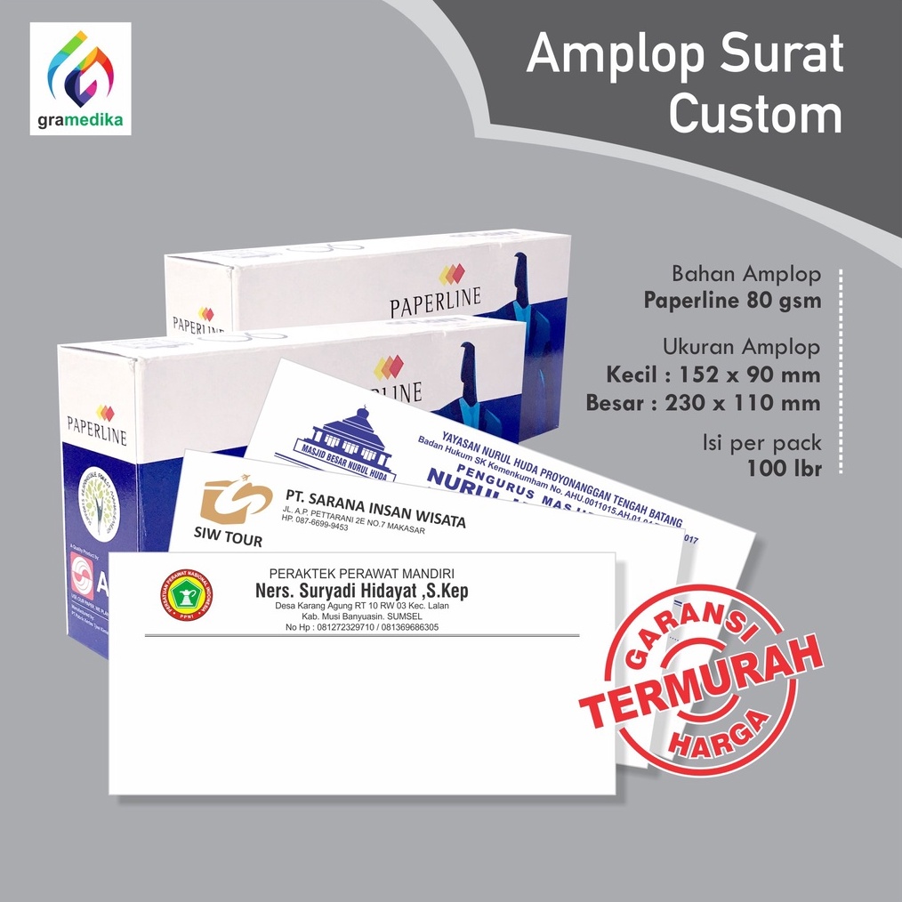 

AMPLOP SURAT CUSTOM b H5I2