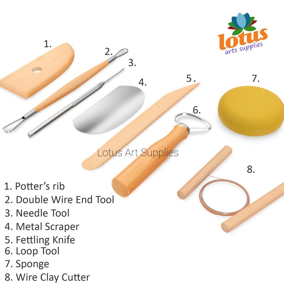 

Clay Sculpting Pottery Crafting Tools Set 8 Clay Tool i B8L6