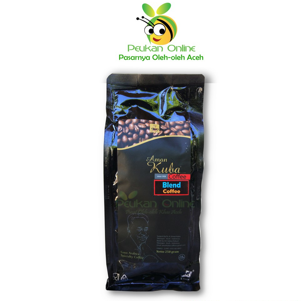 

Kopi Aceh Aman Kuba Blend Coffee Gayo 250 gram | Amankuba Coffee
