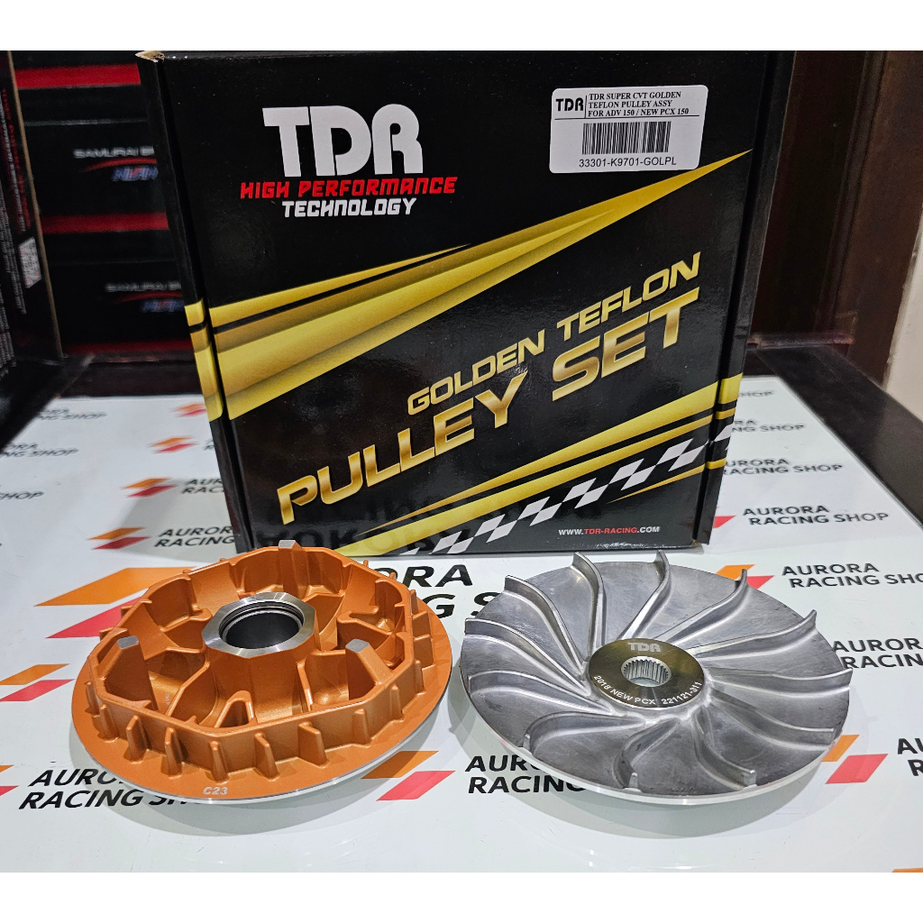 Paket Upgrade CVT PCX 150-ADV 150 PCX 160  TDR Kampas Ganda-Roller -Pulley ORI