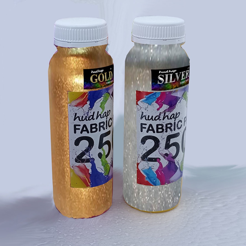 

SERENTAK cat lukis kain emas dan perak 25 ml