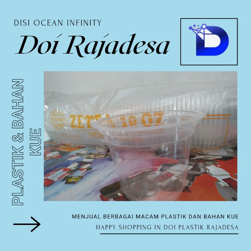 Cup Puspan Zetta Uk. 10 Oz Pendek