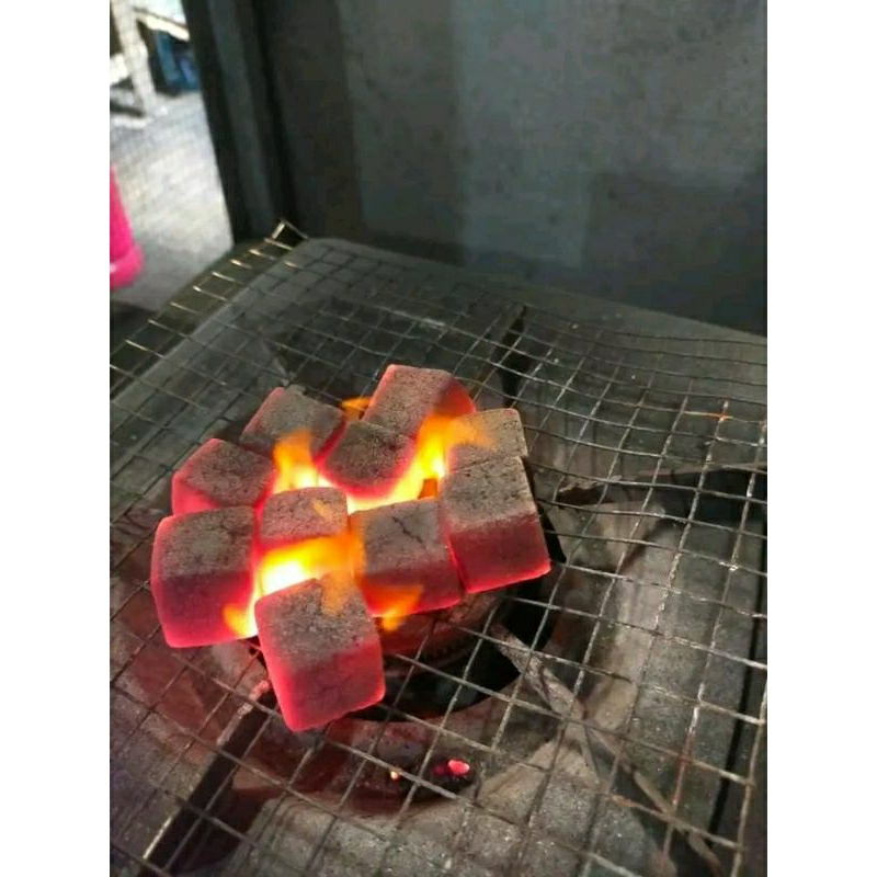 Briket batok kelapa original murah - arang batok kelapa kubus