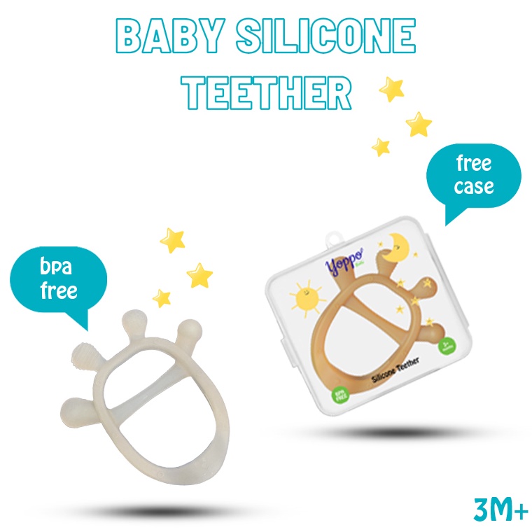 KODE E45I Yoppo Baby Teether BPA Free