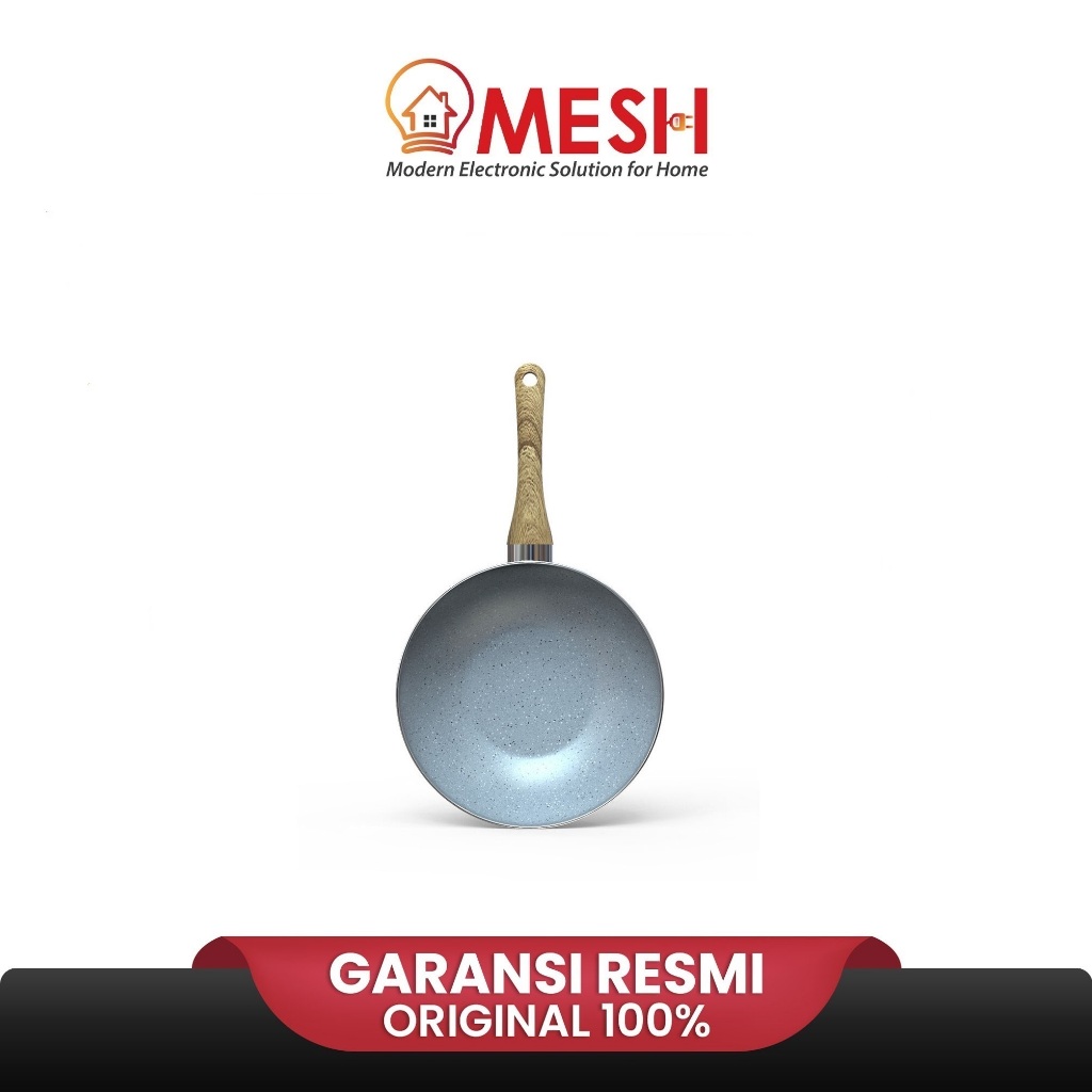 Sunhouse CL18 - Fry Pan Marble Clover Series 18cm-Penggorengan-Original-New Arrival-Wajan-Kuali-Fry 