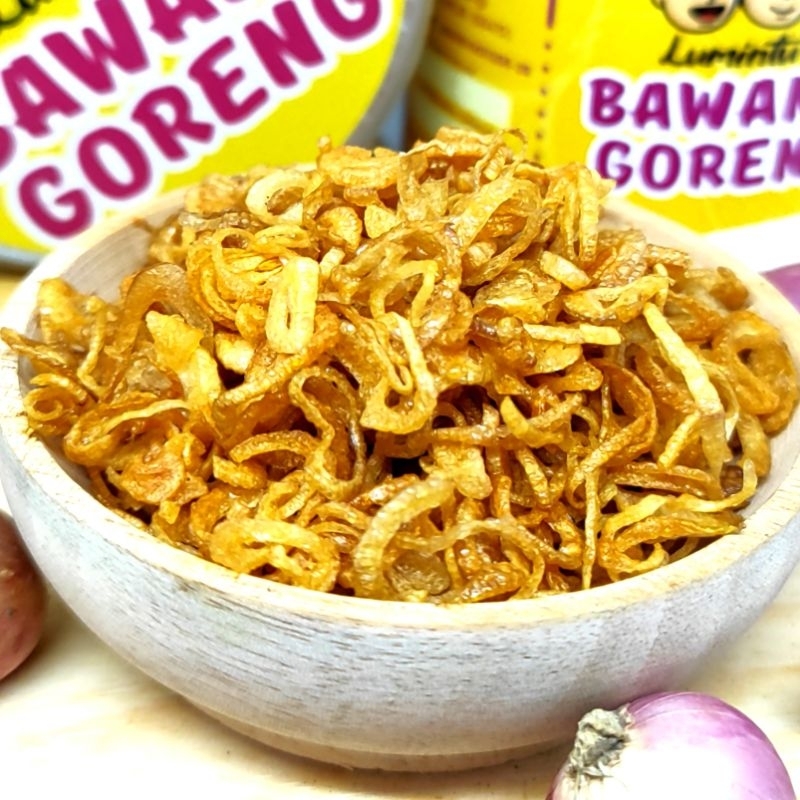 

BAWANG GORENG ORIGINAL TANPA TEPUNG | 100 gr