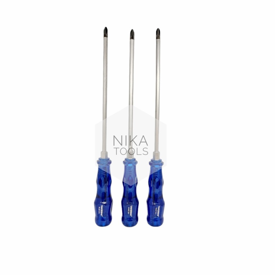 Obeng Tembus 8" + Plus Kembang Bunga Takeshi